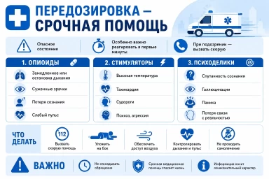 Помощь при передозировке в Лениногорске