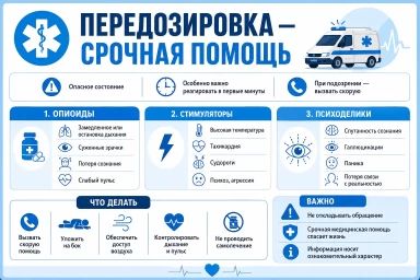 Помощь при передозировке в Лениногорске