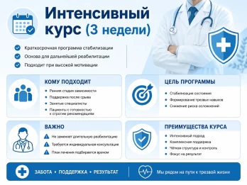 Реабилитация за 21 день в Лениногорске