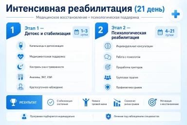 Реабилитация за 21 день в Лениногорске